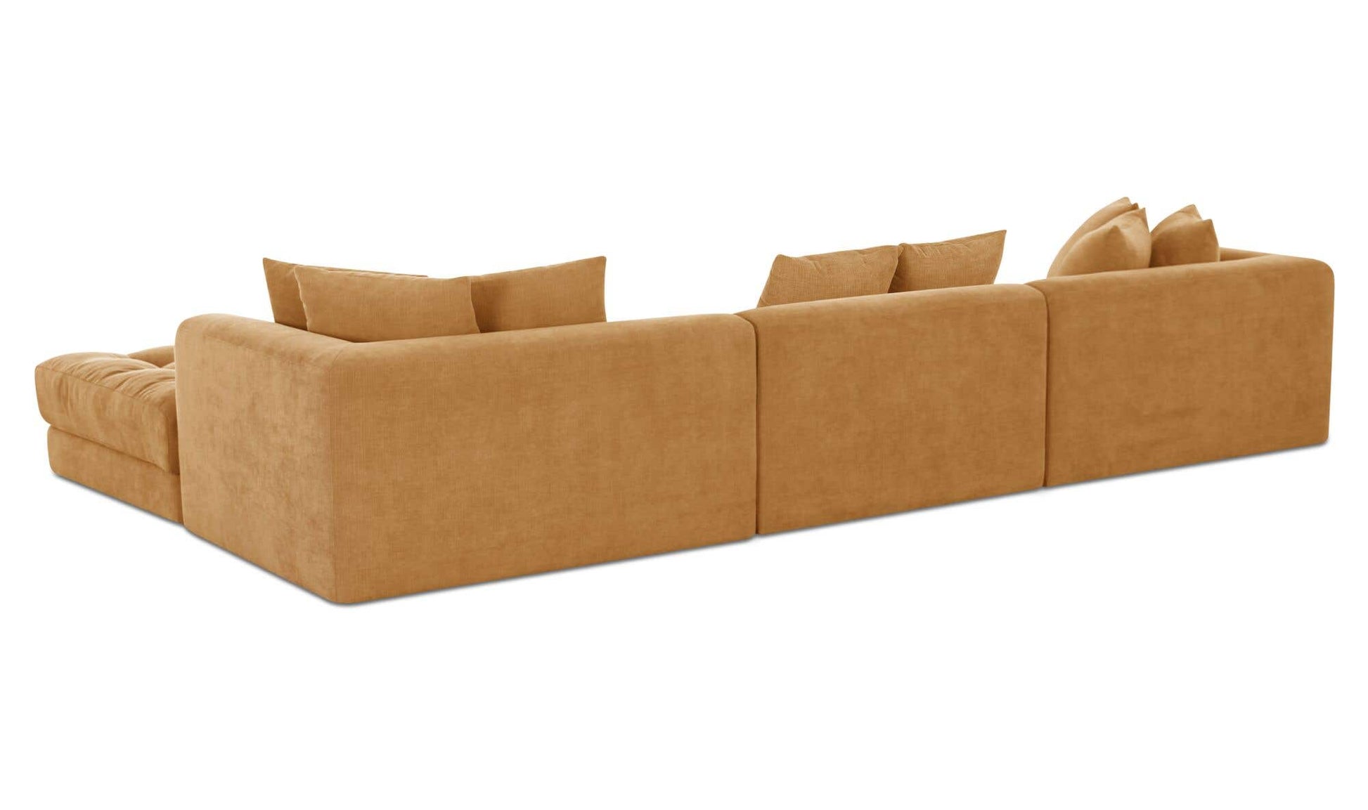 Davie Lounge Modular Sectional Golden Yellow by Moe's Home Collection - view 13