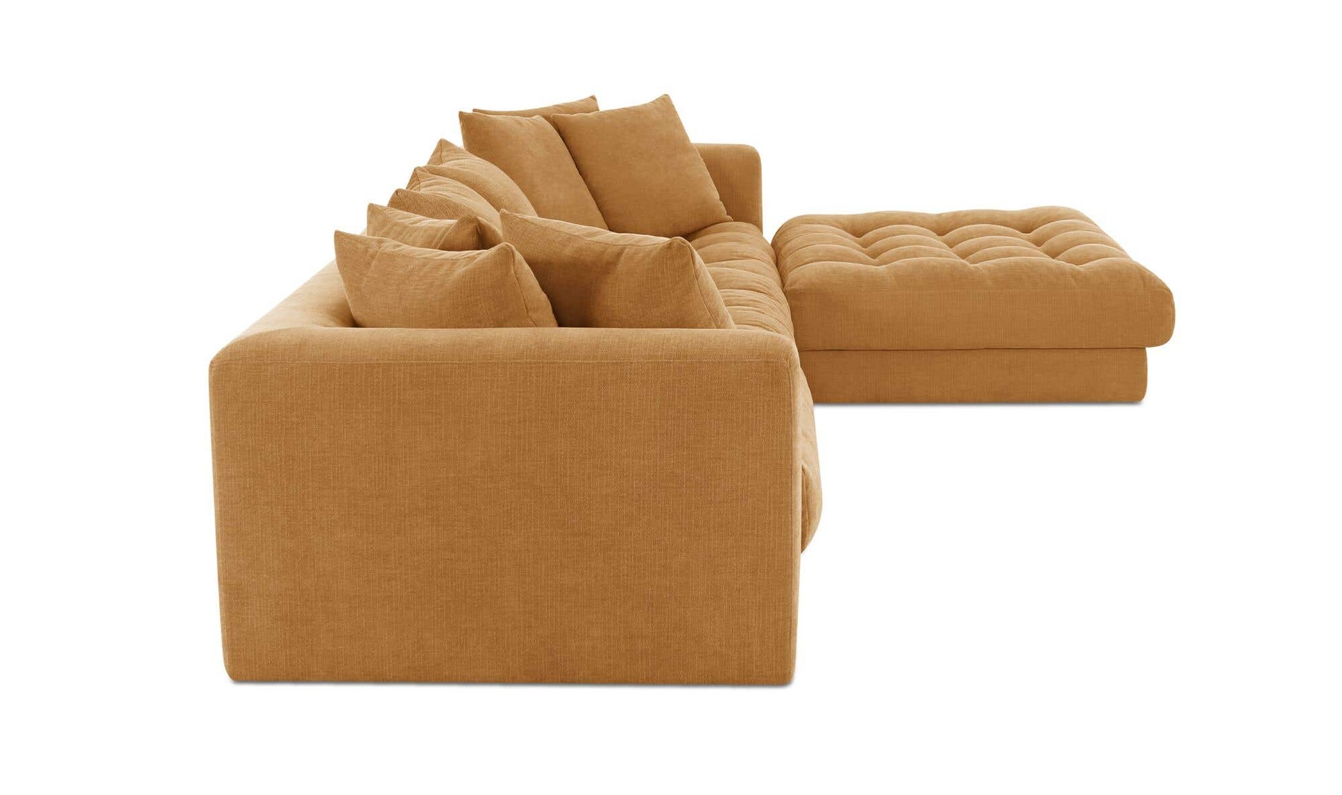 Davie Lounge Modular Sectional Golden Yellow by Moe's Home Collection - view 12
