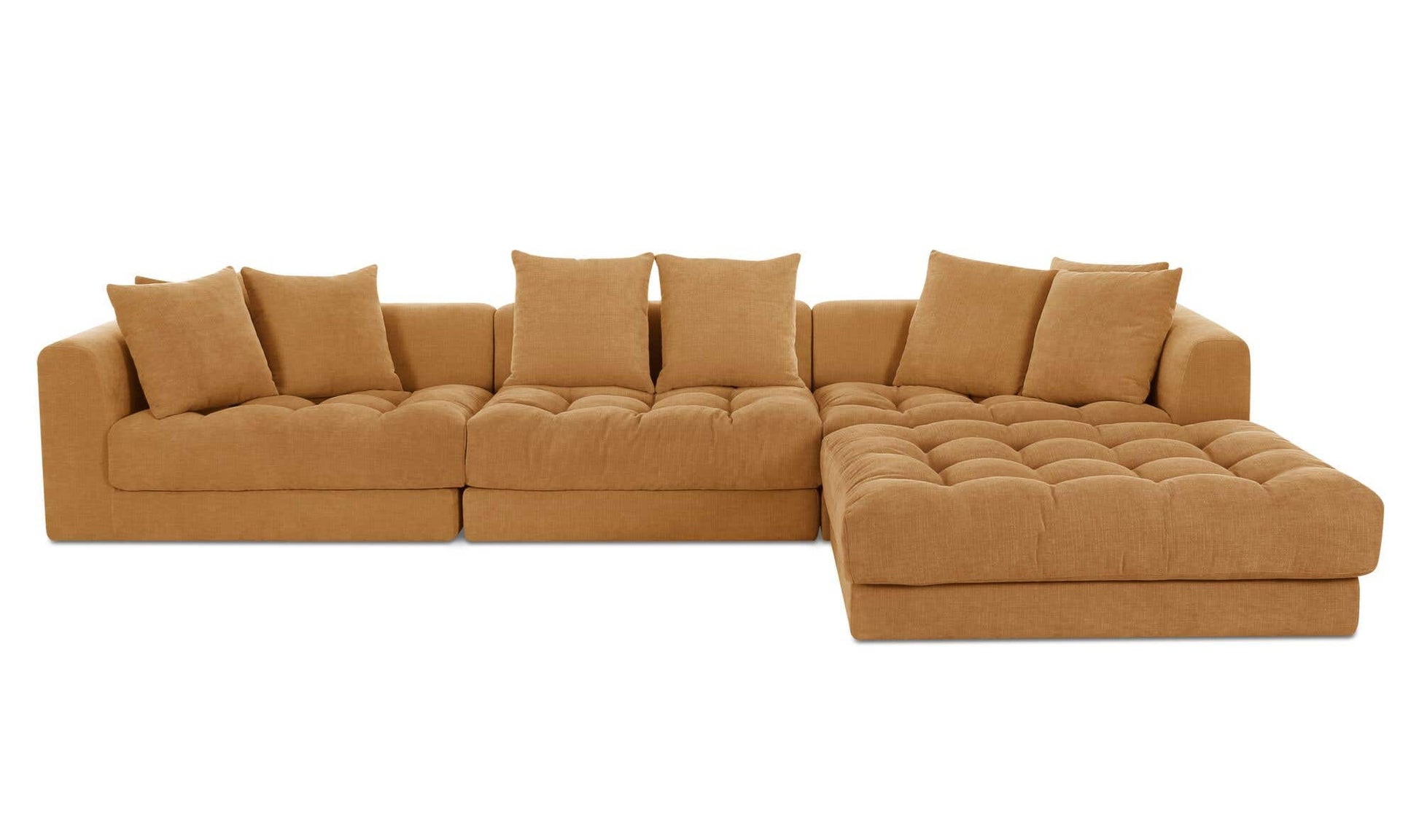 Davie Lounge Modular Sectional Golden Yellow by Moe's Home Collection - view 6