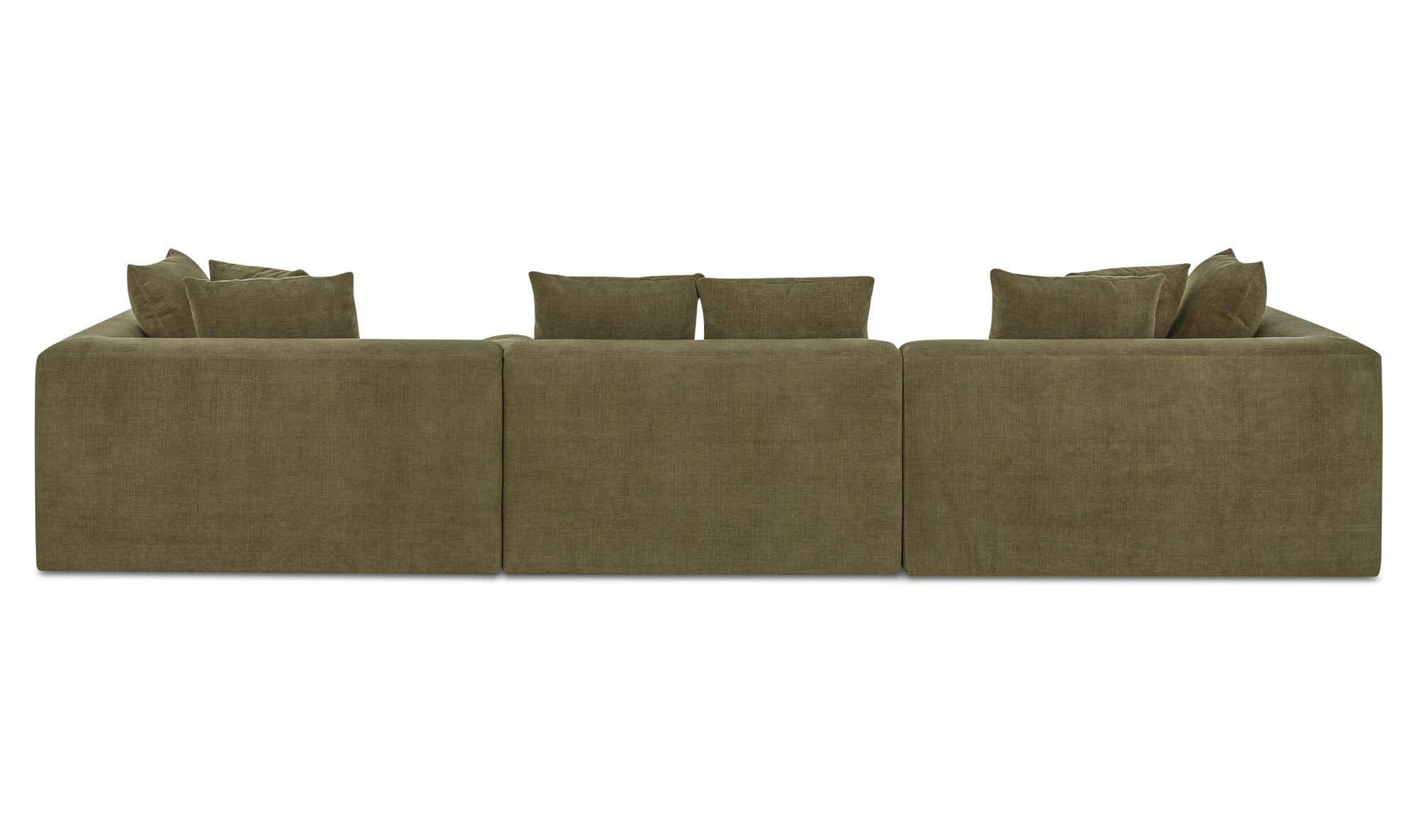 Davie Lounge Modular Sectional Olive by Moe's Home Collection - view 6