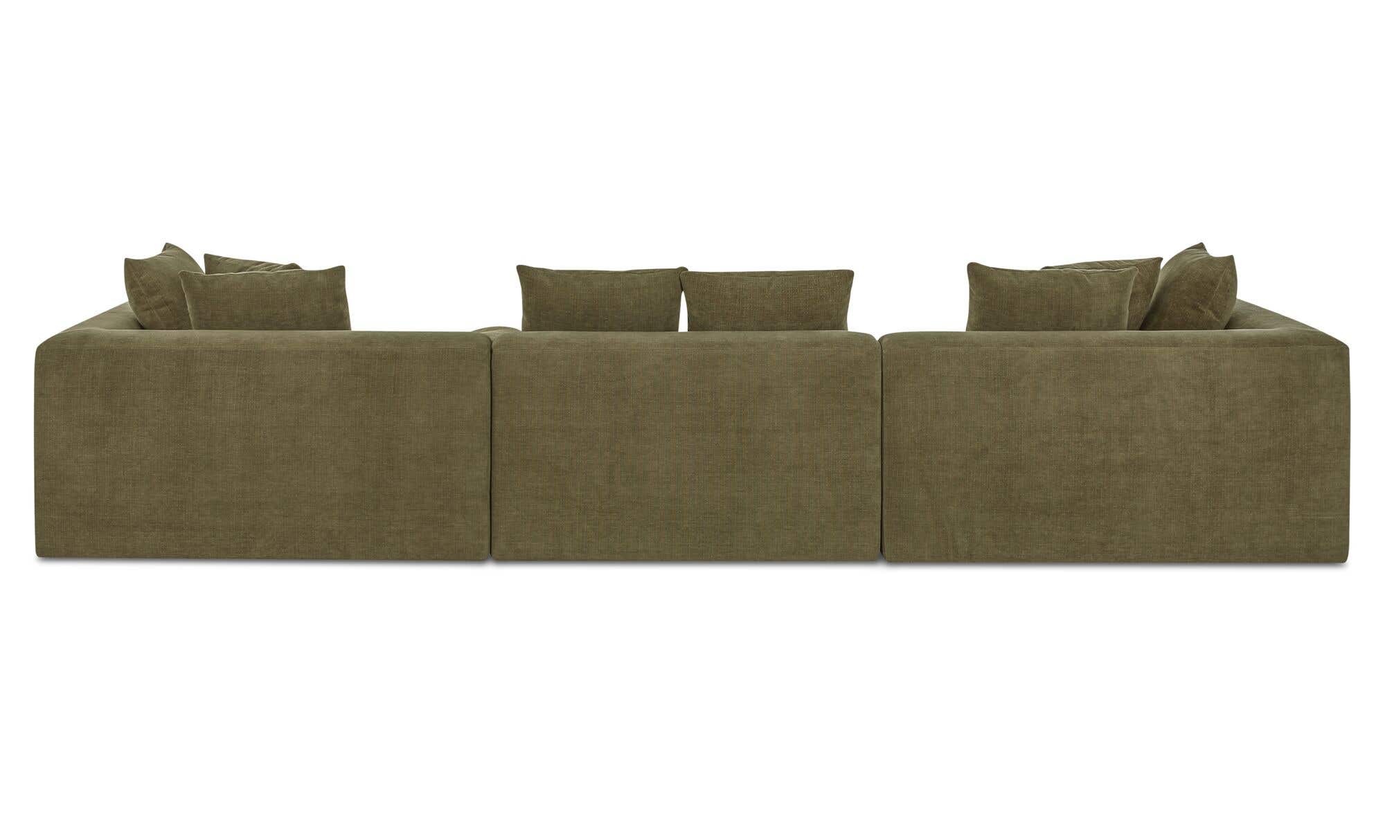 Davie Lounge Modular Sectional Olive by Moe's Home Collection - view 6