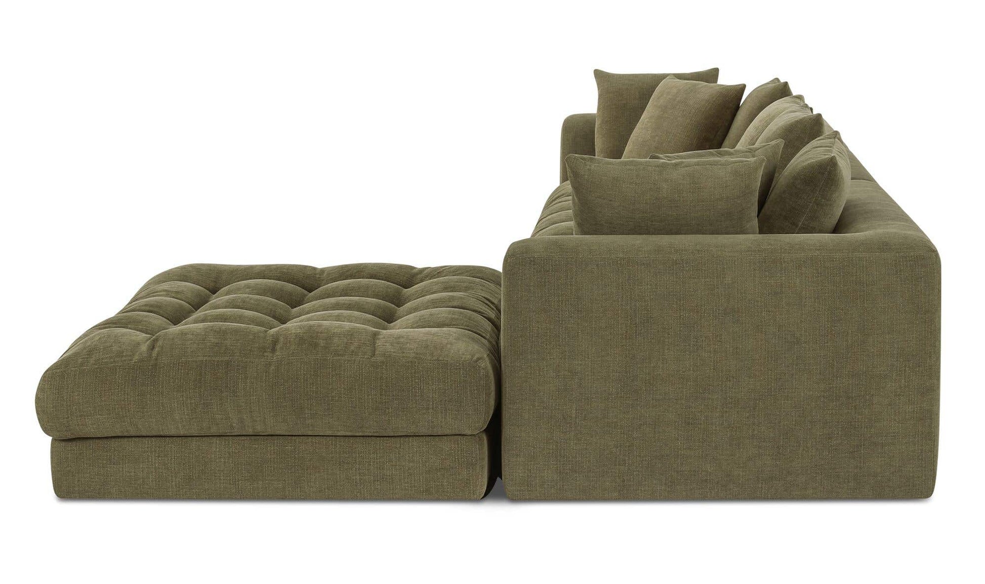 Davie Lounge Modular Sectional Olive by Moe's Home Collection - view 7