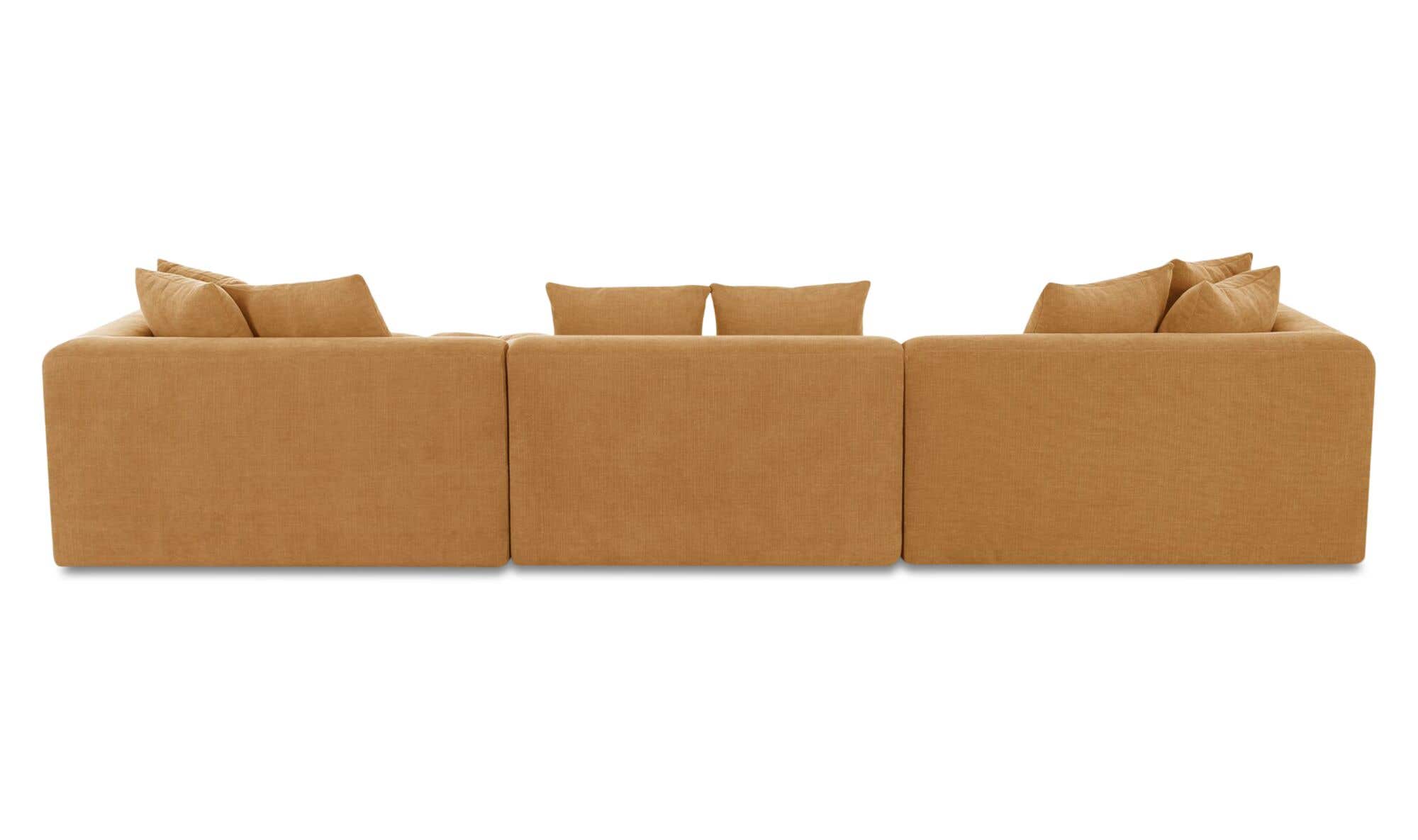 Davie Classic L Modular Sectional Golden Yellow by Moe's Home Collection - view 5
