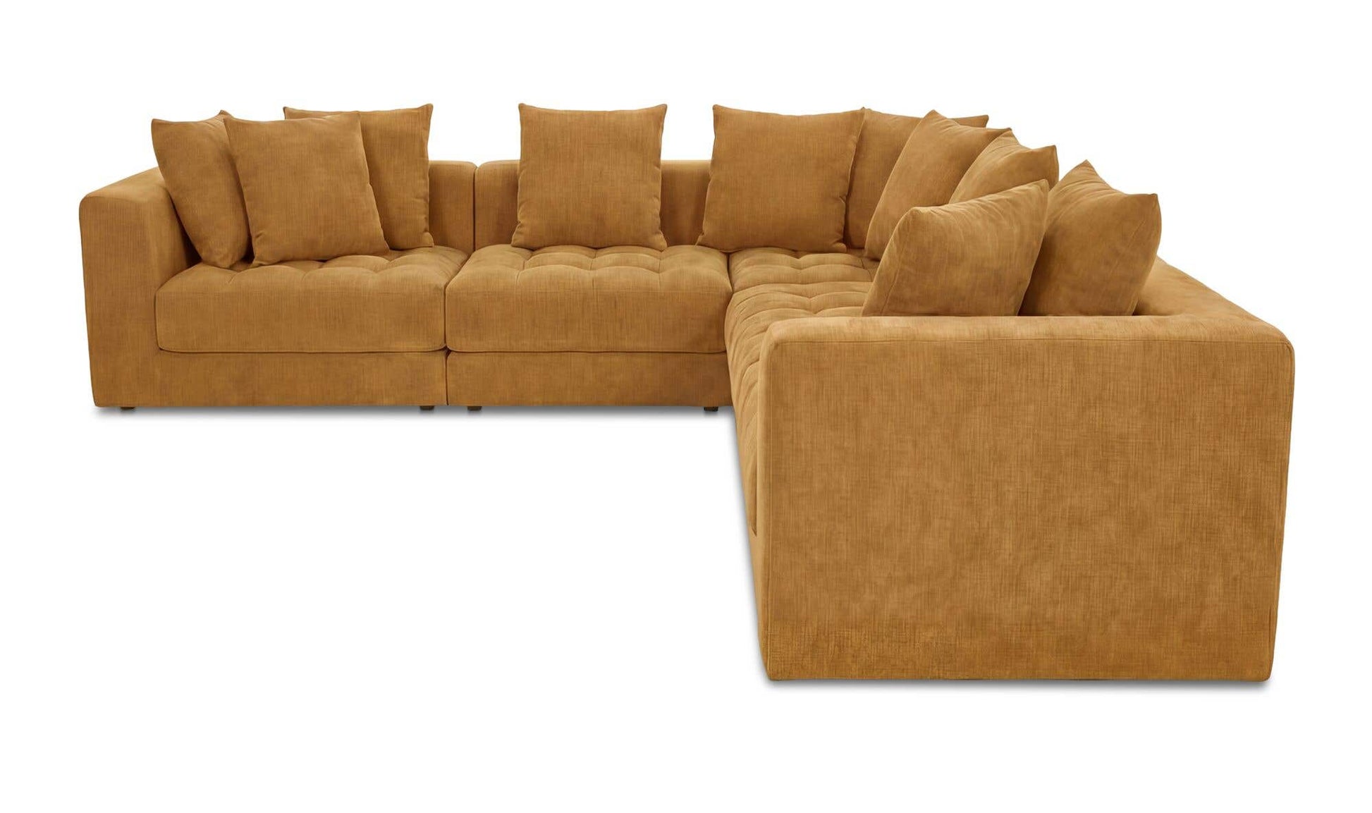 Davie Classic L Modular Sectional Golden Yellow by Moe's Home Collection - view 4