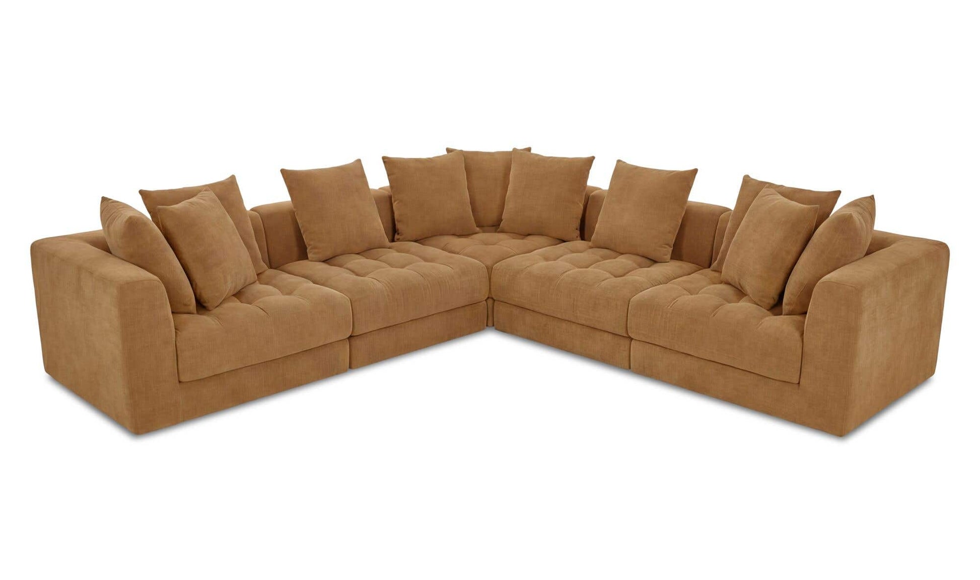 Davie Classic L Modular Sectional Golden Yellow by Moe's Home Collection - view 3