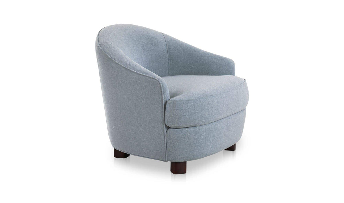 Ciara Accent Chair Light Blue by Moe's Home Collection - view 4
