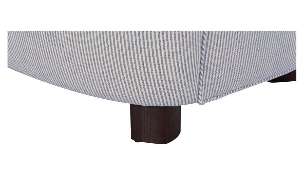 Ciara Accent Chair Navy Stripe by Moe's Home Collection - view 14