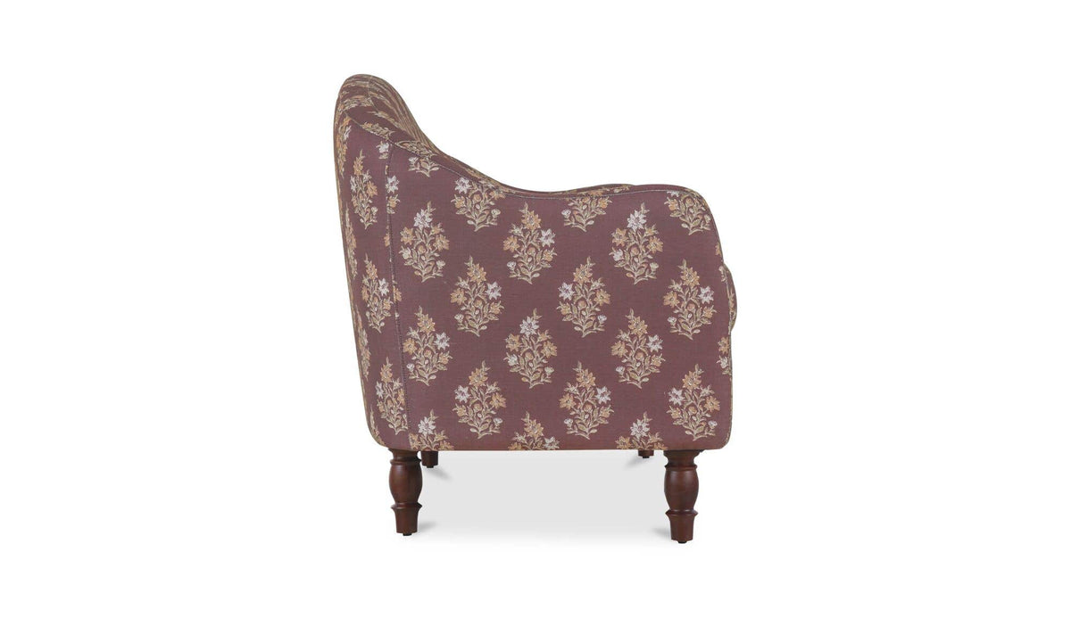 Geneva Dining Settee Dark Mauve by Moe's Home Collection - view 5