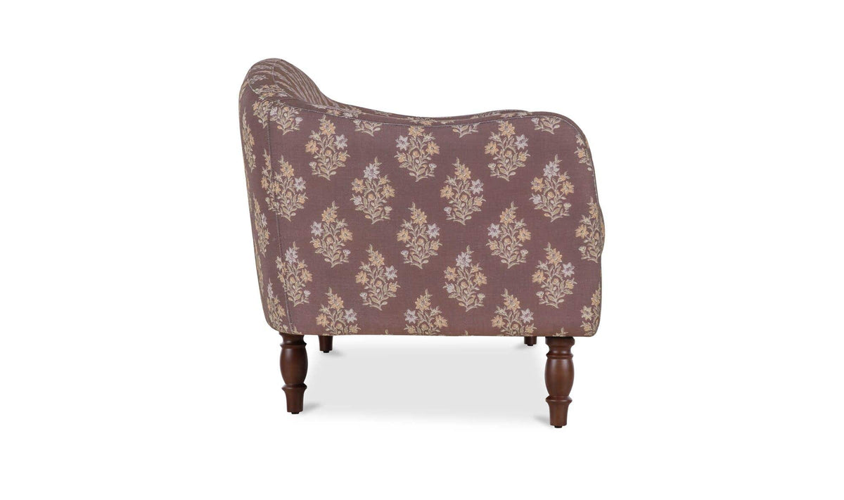 Geneva Apartment Sofa Dark Mauve by Moe's Home Collection - view 5
