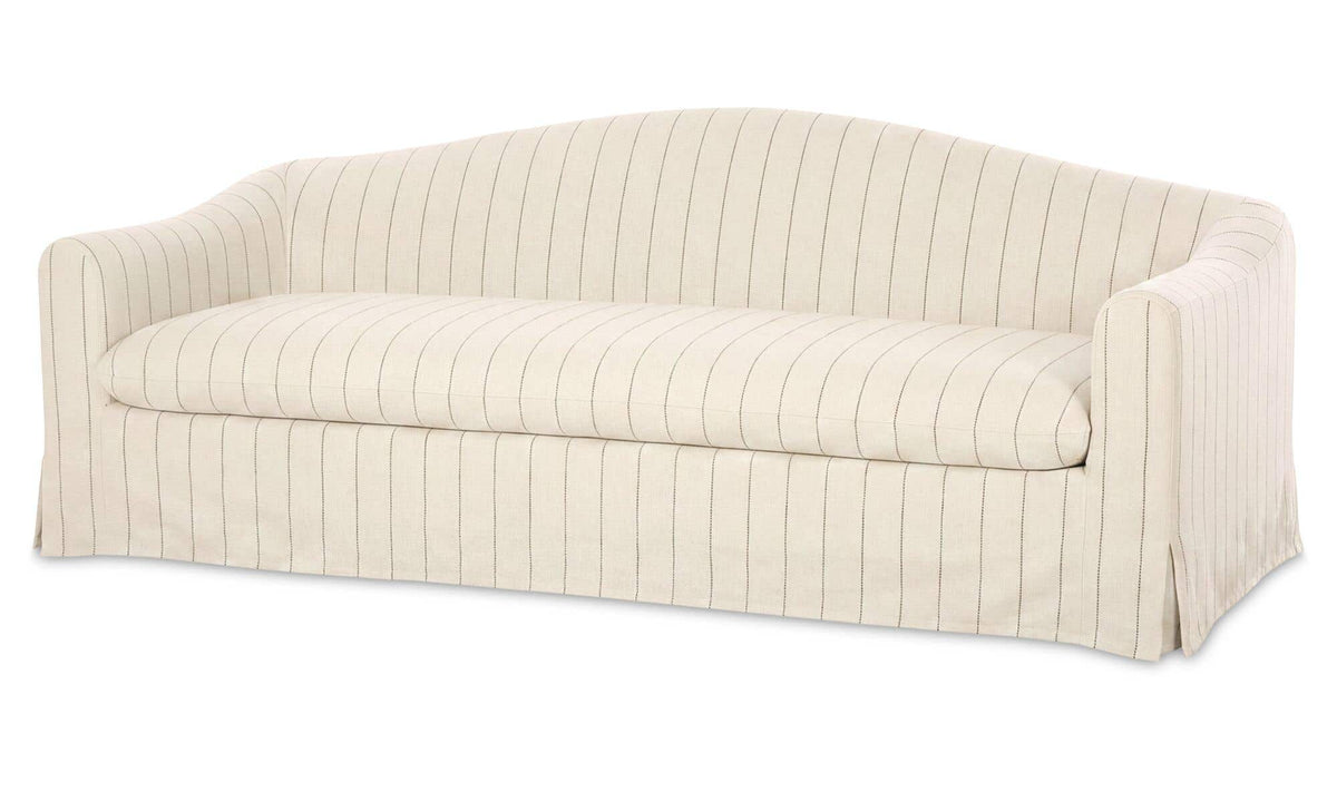 Odell Slipcover Sofa Olive Stripe by Moe's Home Collection - view 4