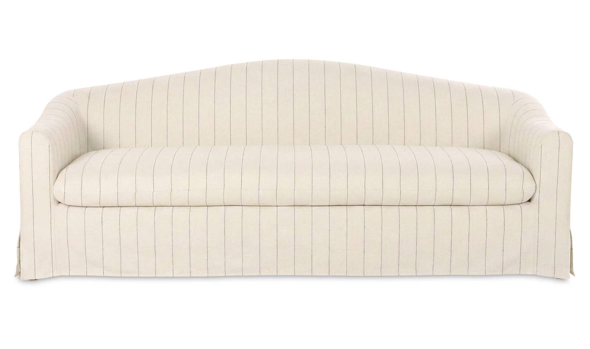 Odell Slipcover Sofa Olive Stripe by Moe's Home Collection - view 2