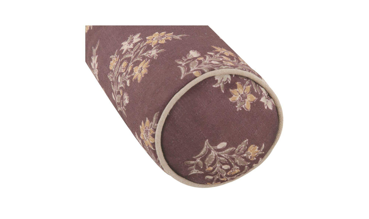 Sybil Large Bolster Pillow Dark Mauve by Moe's Home Collection - view 5