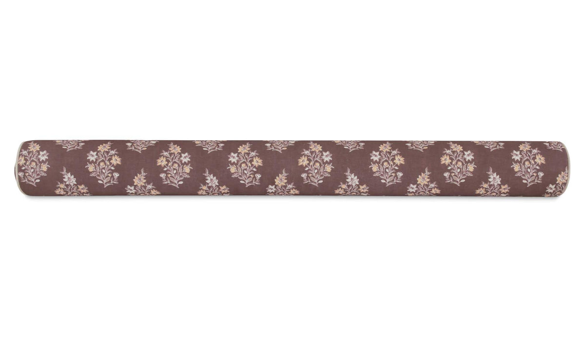Sybil Large Bolster Pillow Dark Mauve by Moe's Home Collection - view 2