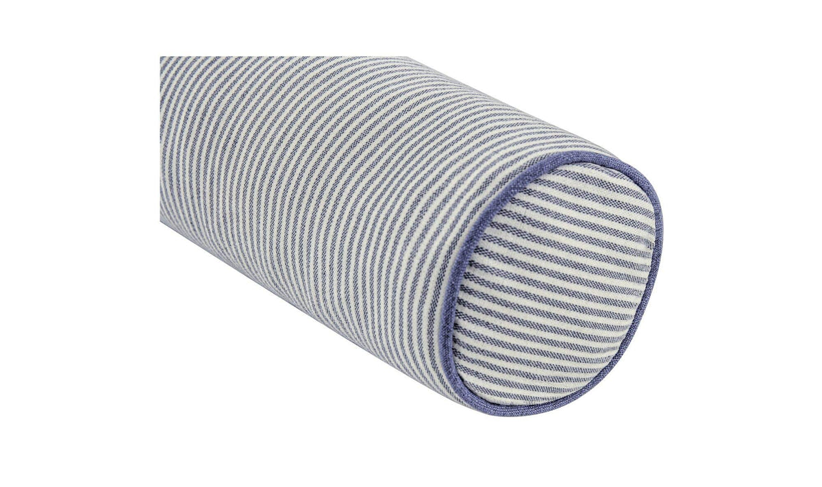 Sybil Large Bolster Pillow Navy Stripe by Moe's Home Collection - view 5