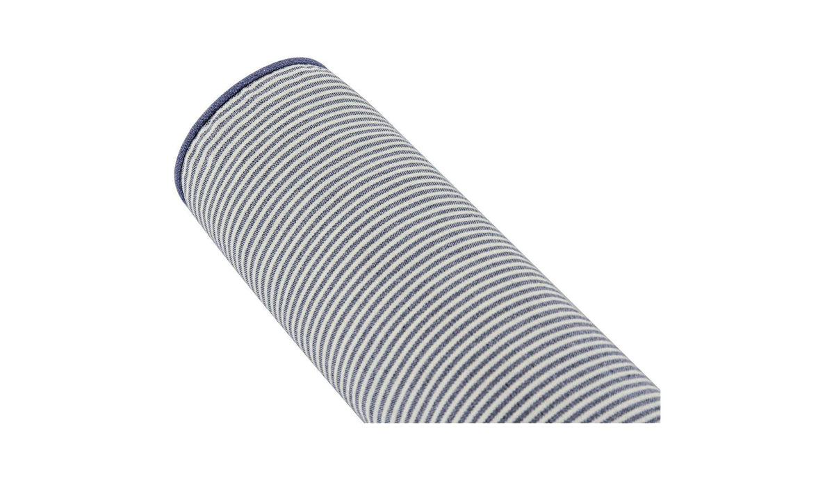 Sybil Large Bolster Pillow Navy Stripe by Moe's Home Collection - view 4