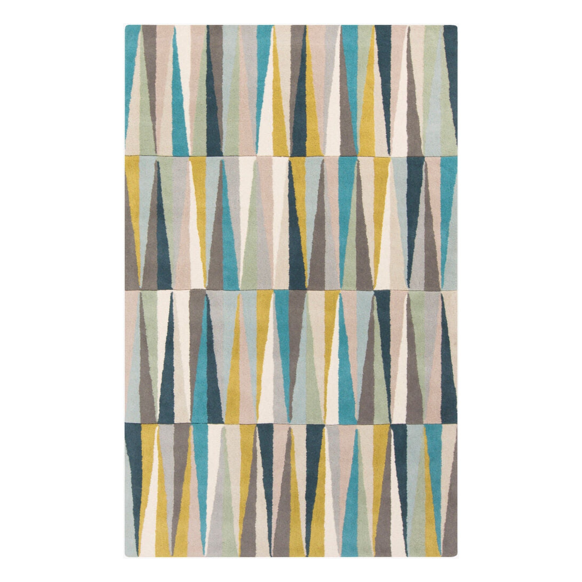 Oasis Beige/Sage Handmade Rug - 2' x 3'