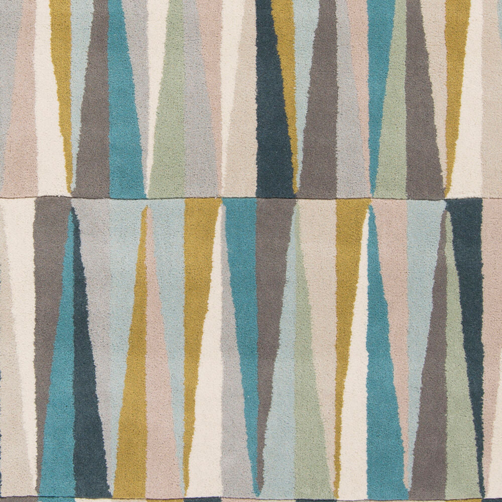 Oasis Beige/Sage Handmade Rug - swatch