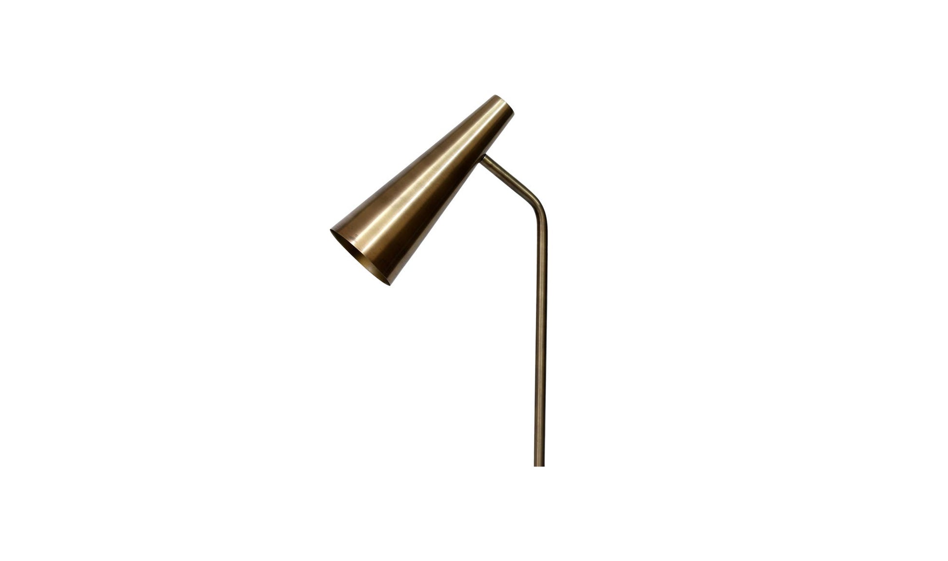 Trumpet Floor Lamp Gold by Moe's Home Collection - view 7