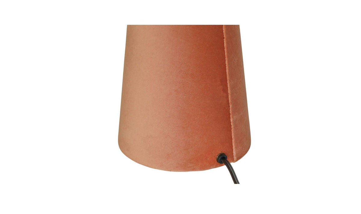 Nori Table Lamp Heritage Pink Velvet by Moe's Home Collection - view 5
