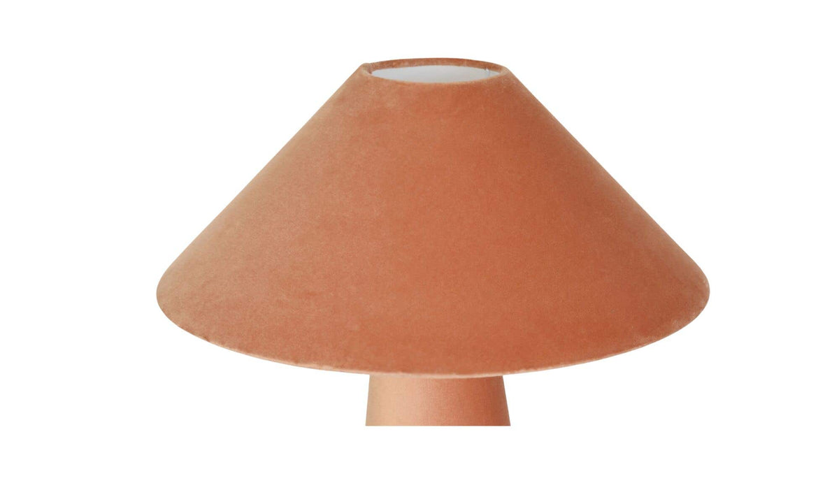 Nori Table Lamp Heritage Pink Velvet by Moe's Home Collection - view 4