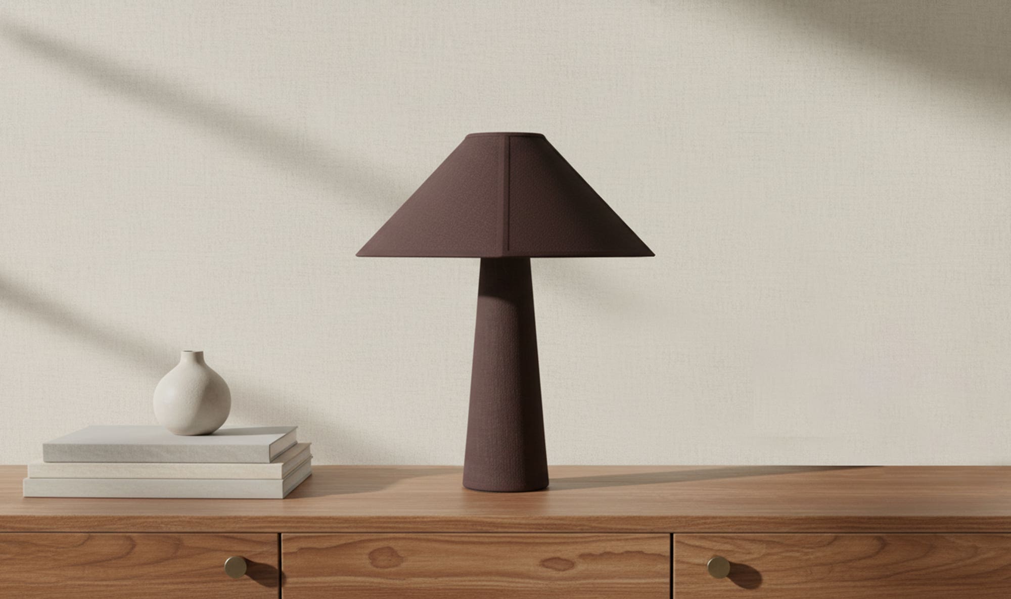 Gigi Table Lamp Dark Brown by Moe's Home Collection - view 5