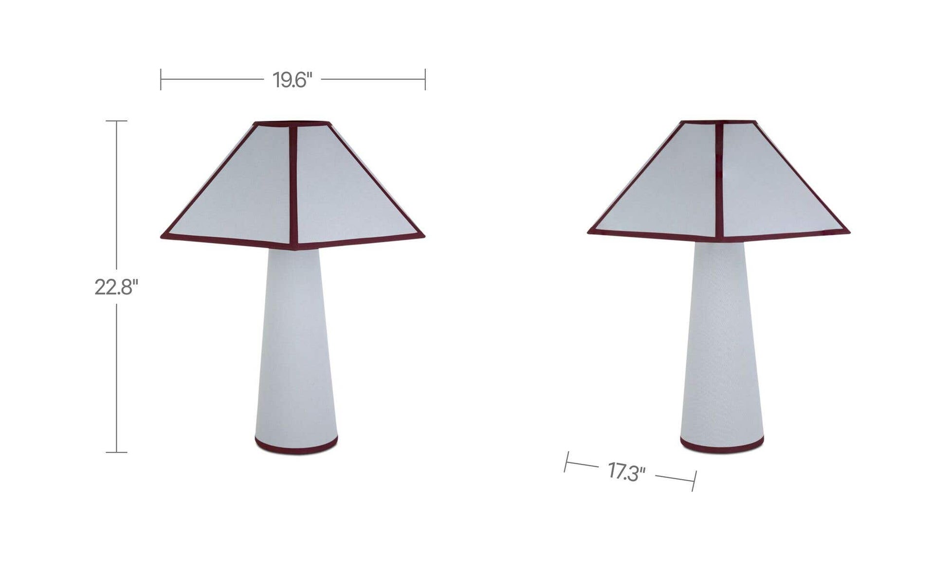 Gigi Table Lamp Light Blue by Moe's Home Collection - view 8