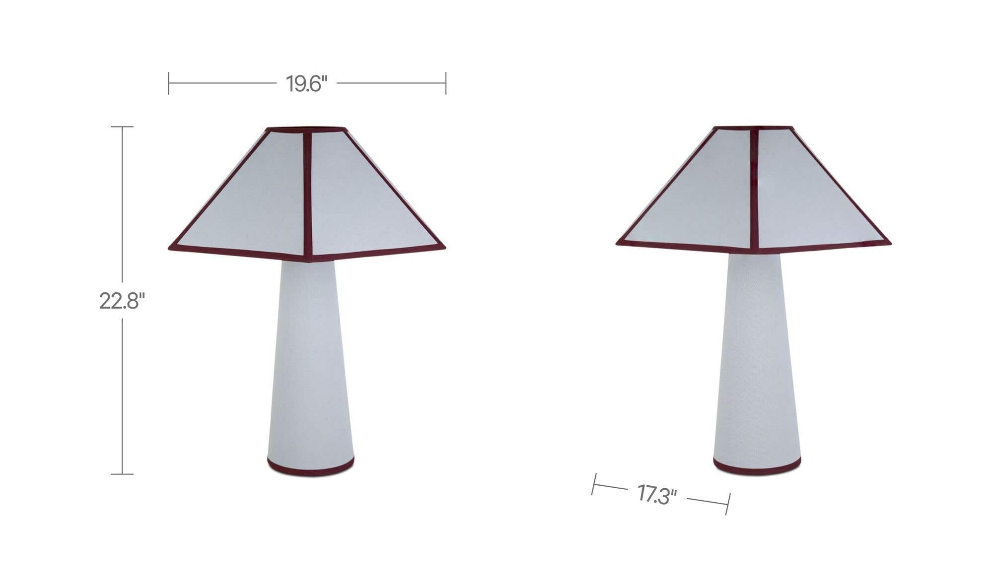 Gigi Table Lamp Light Blue by Moe's Home Collection - view 8