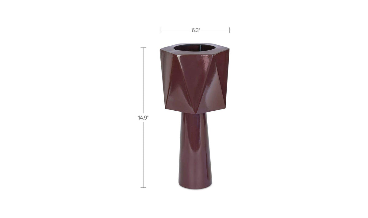 Tolu Table Lamp Burgundy by Moe's Home Collection - view 10