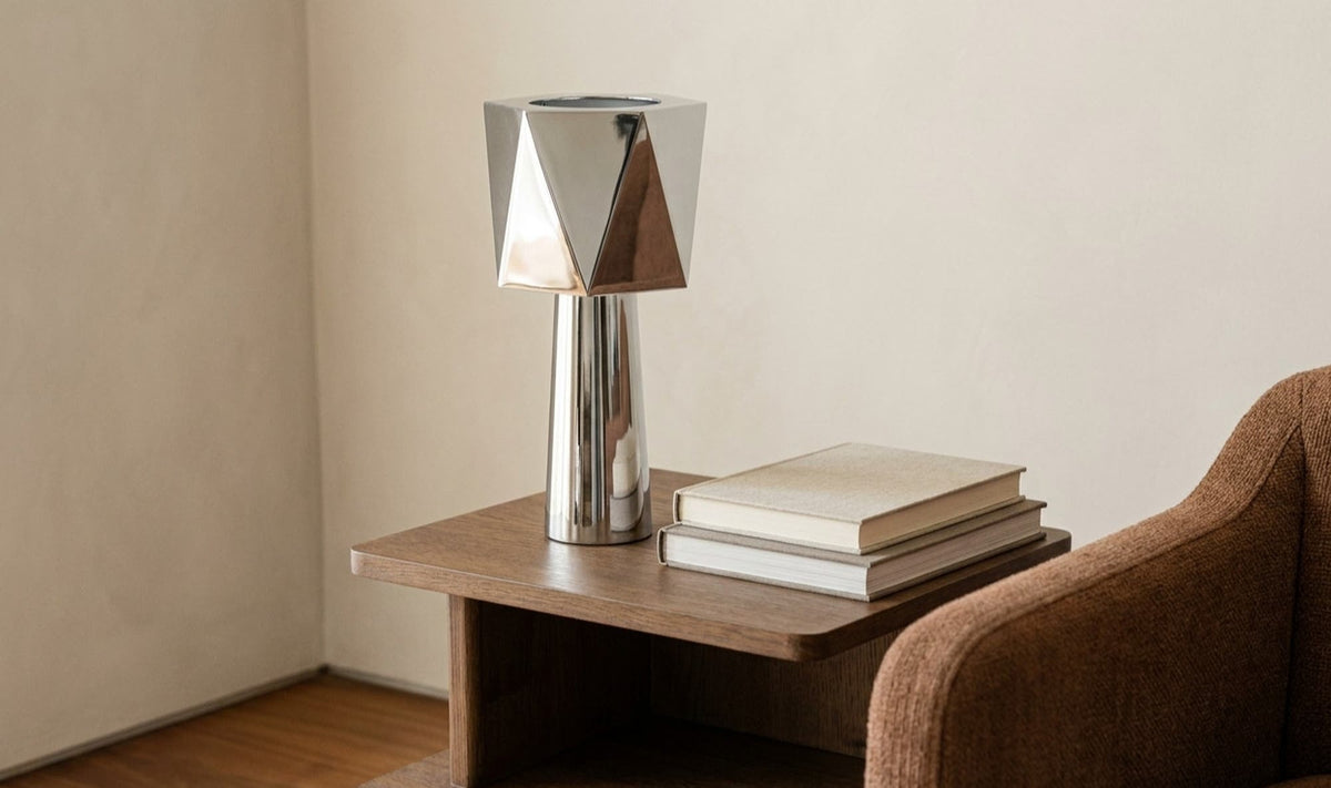 Tolu Table Lamp Silver by Moe's Home Collection - view 3