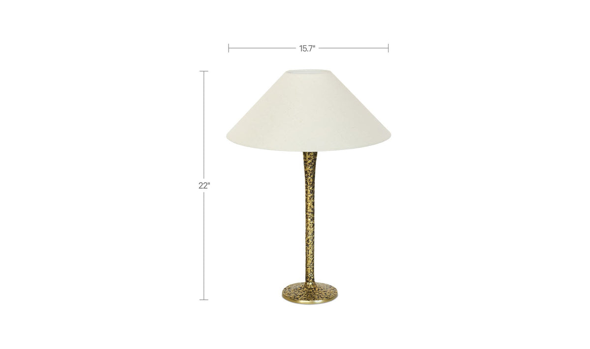 Lavinia Table Lamp Aged Brass by Moe's Home Collection - view 10