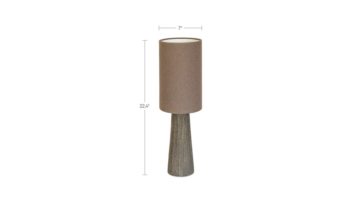 Capra 22.5 in Table Lamp Dark Brown by Moe's Home Collection - view 10