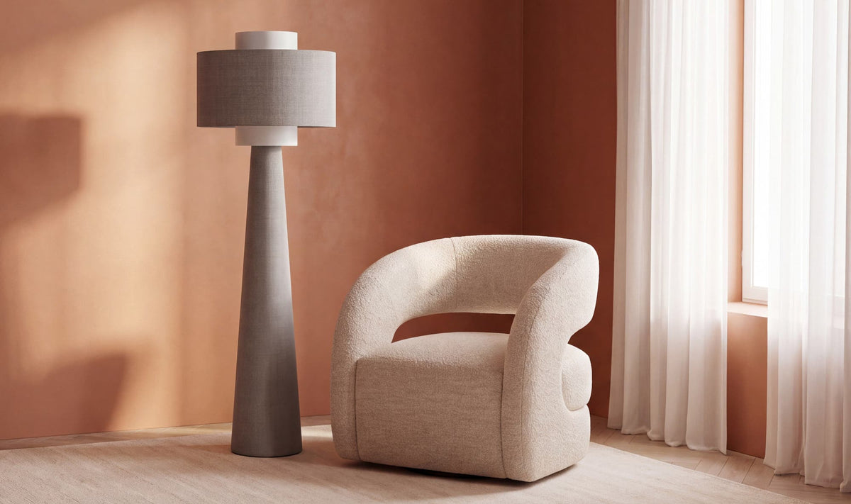 Tess Floor Lamp Oat by Moe's Home Collection - view 3