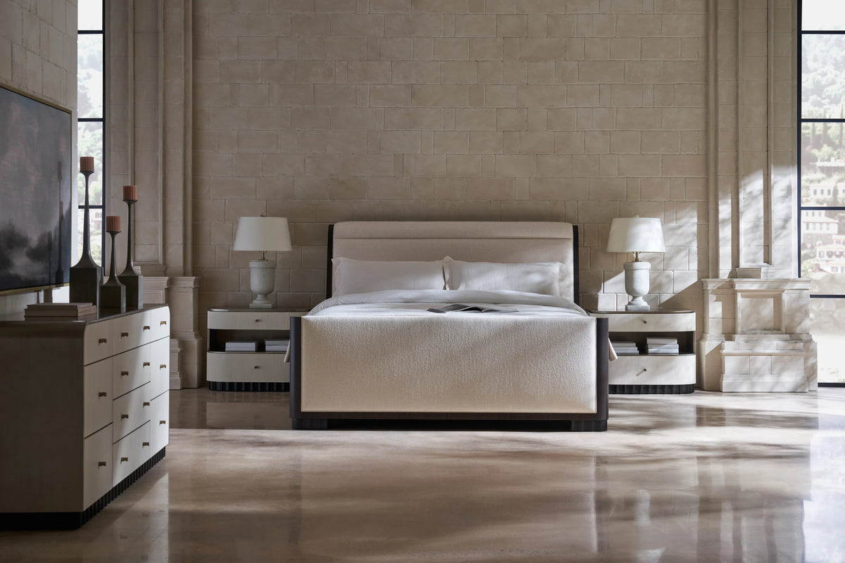 Iliad Nightstand Ivory Crackle 26" by Caracole - view 2