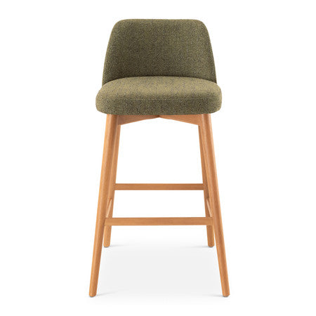 Tonia Bar Stool - Texan Burnish Guardian Seat - Domasco Frame