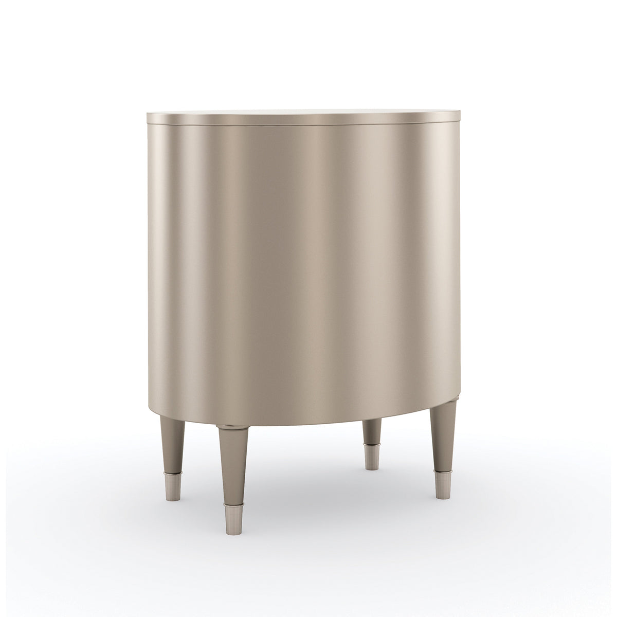 Bedside Beauty Soft Silver Paint Nightstand 24" by Caracole - view 5