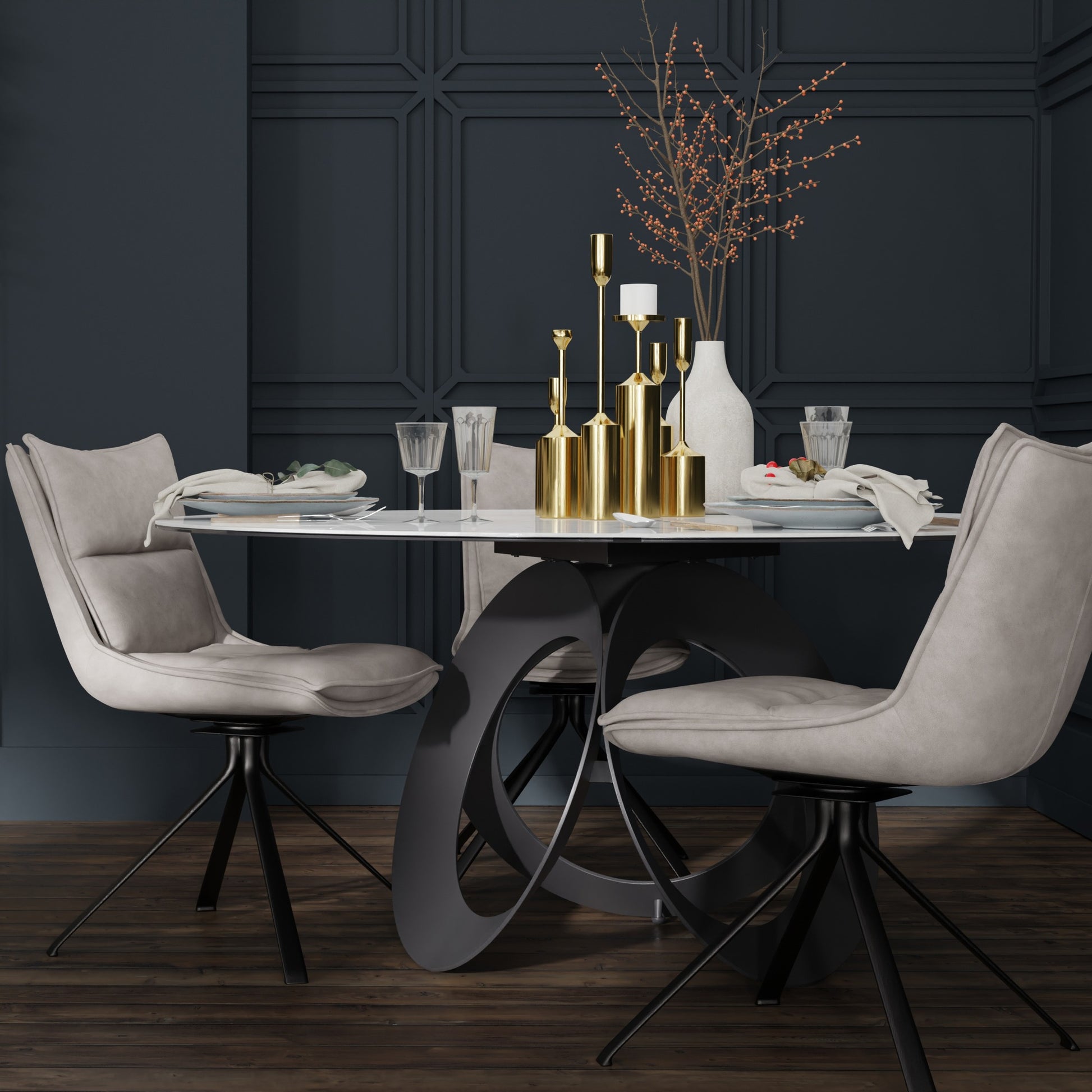 Optic Dining Table Round by Mobital - image 5