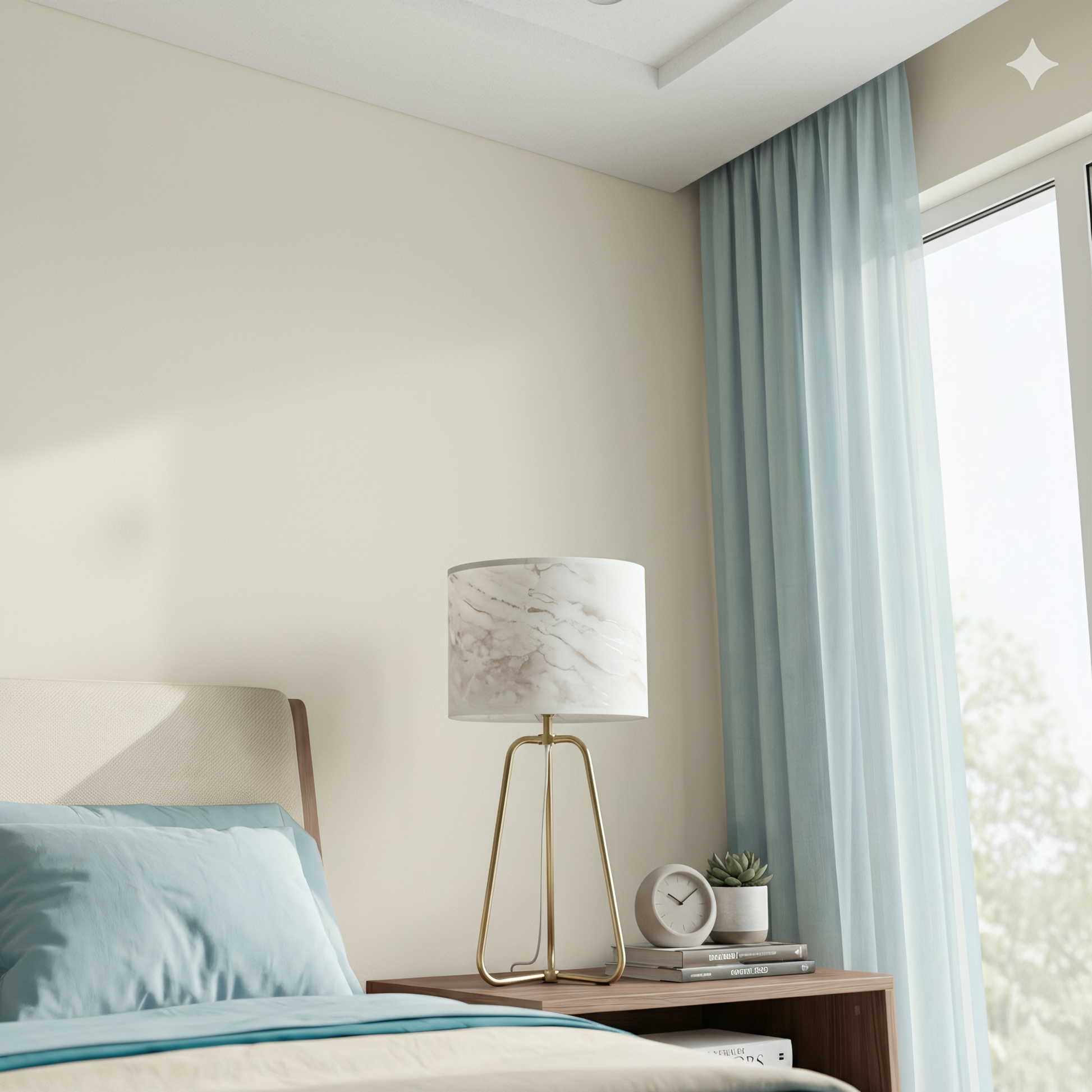 Optima Table Lamp | Antique Brass and Faux Marble Shade