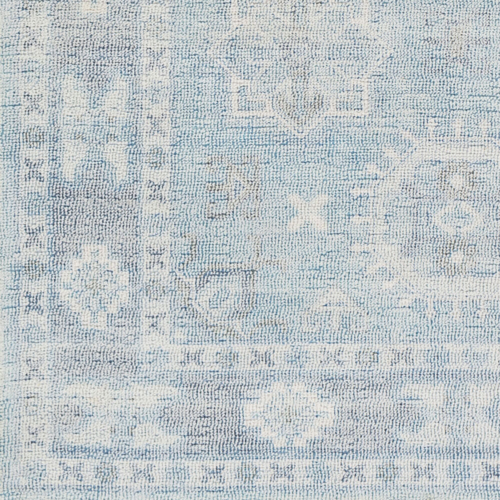 Oregon Blue/White Handmade Rug - swatch