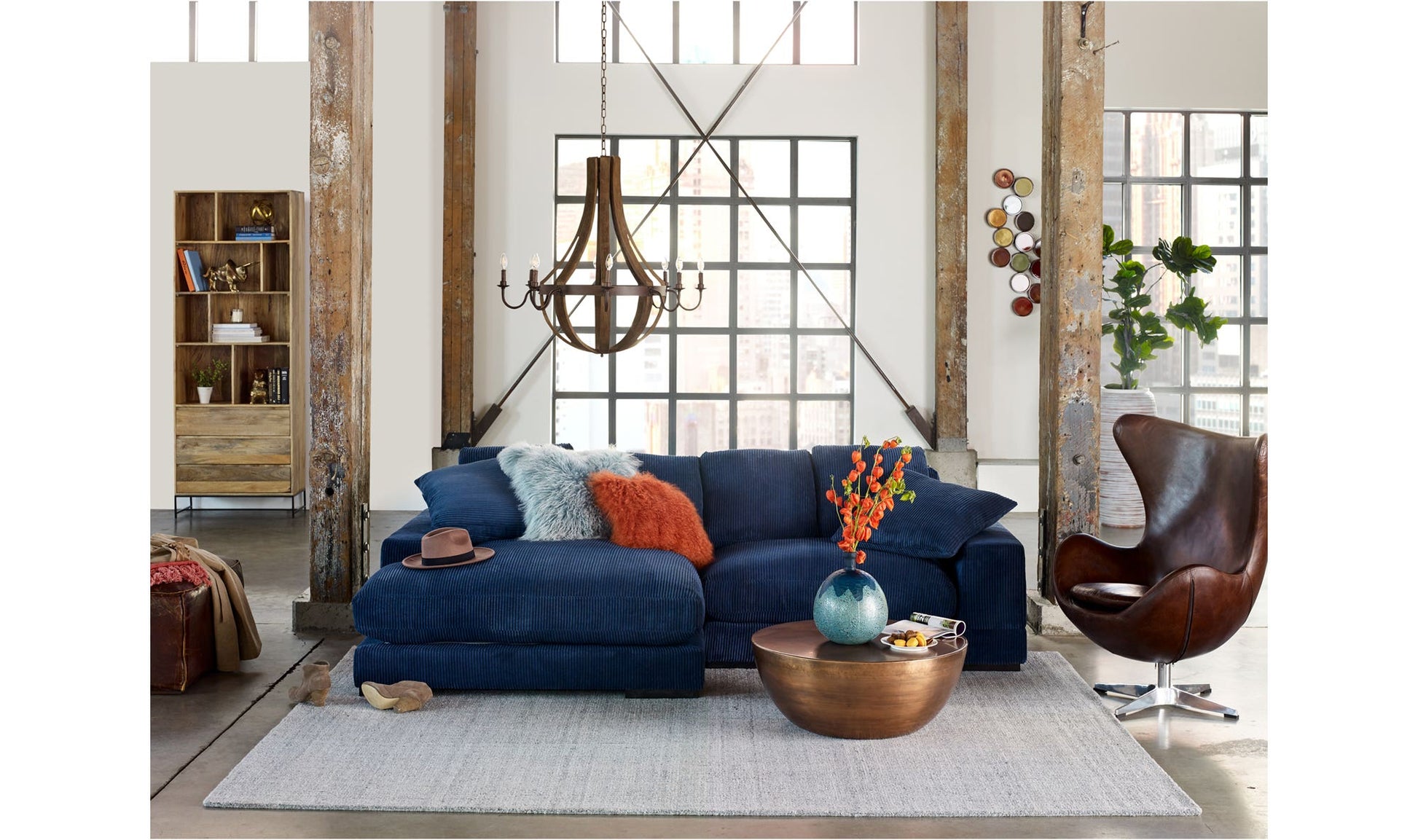 Conga Coffee Table Copper by Moe's Home Collection - view 7