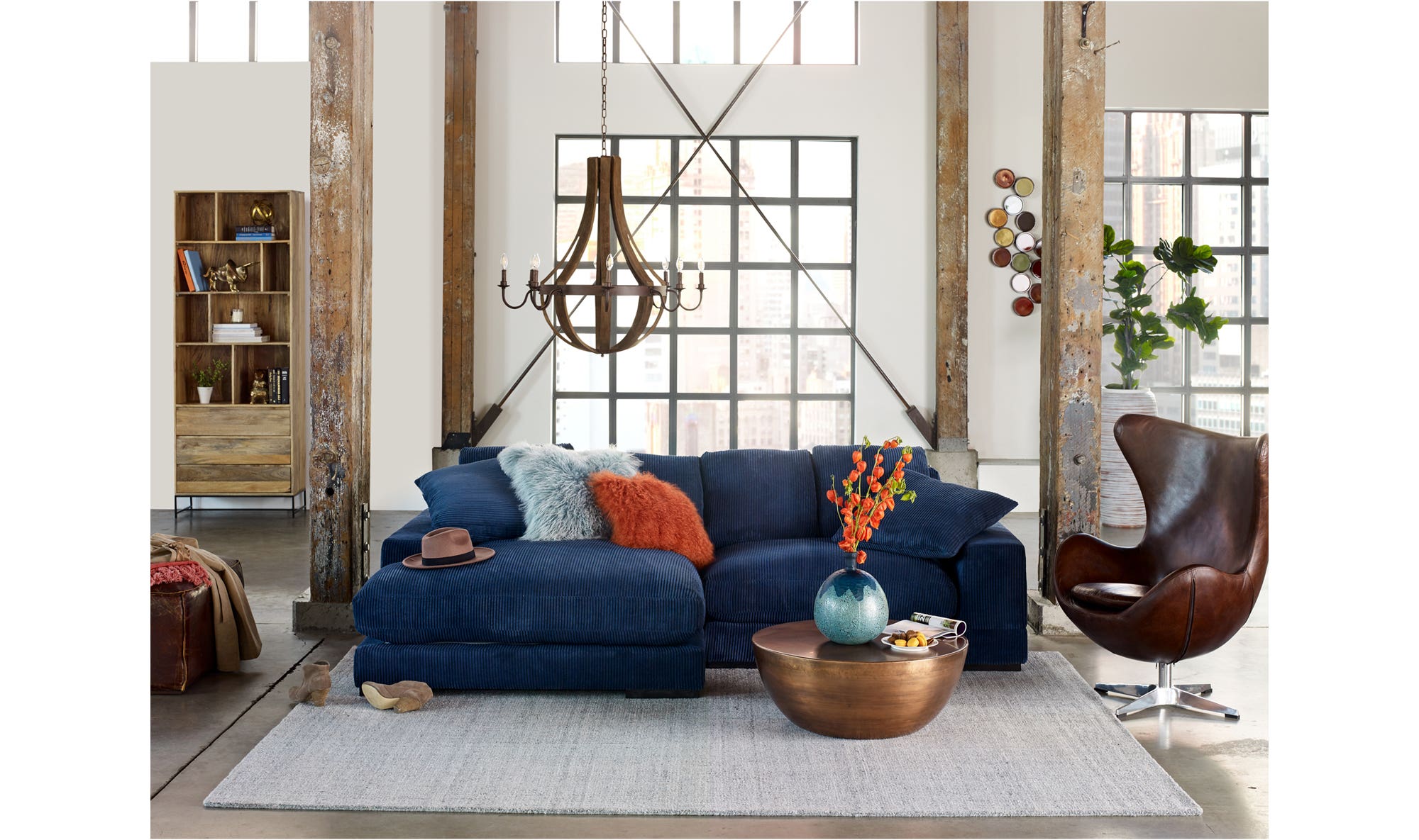 Conga Coffee Table Copper by Moe's Home Collection - view 7