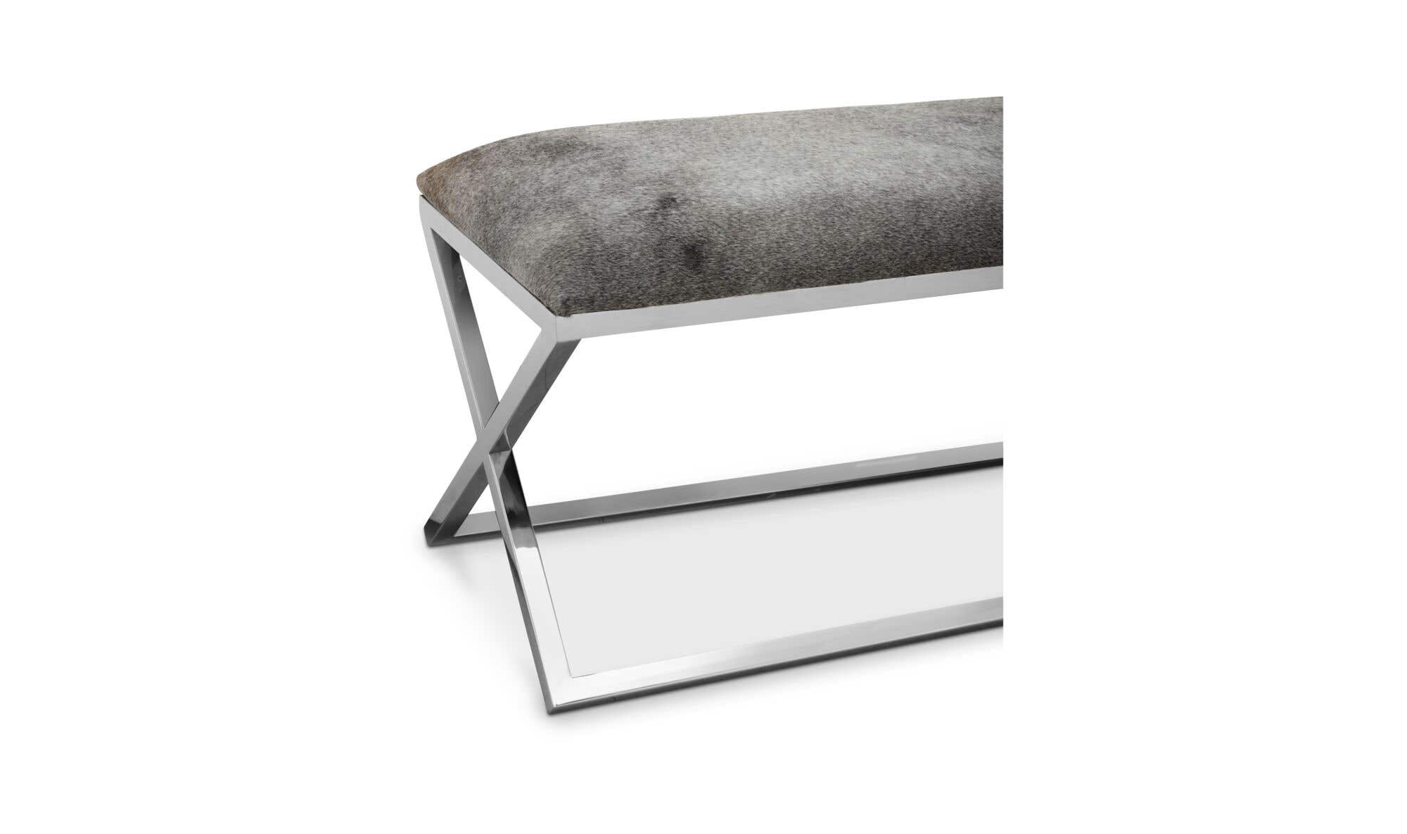 Rossi Bench Grey by Moe's Home Collection - view 10