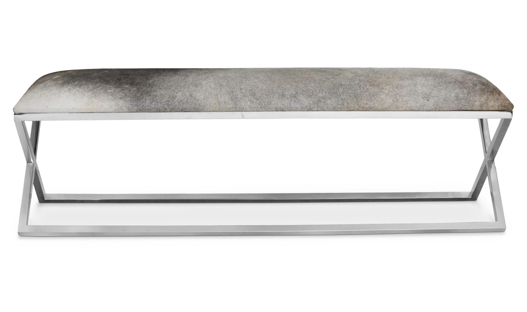 Rossi Bench Grey by Moe's Home Collection - view 7