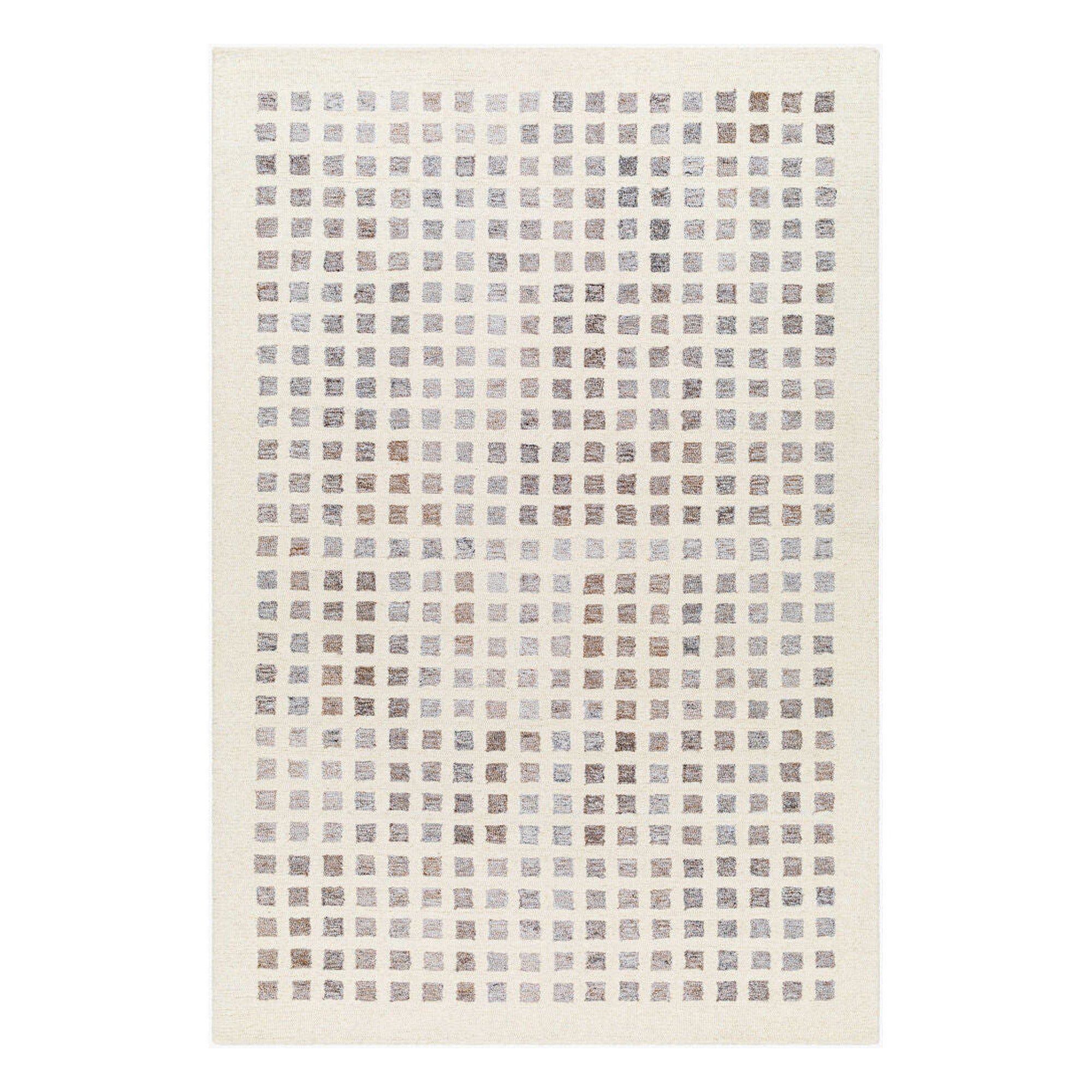 Ottawa Beige/Light Gray Handmade Rug - 2' x 3'