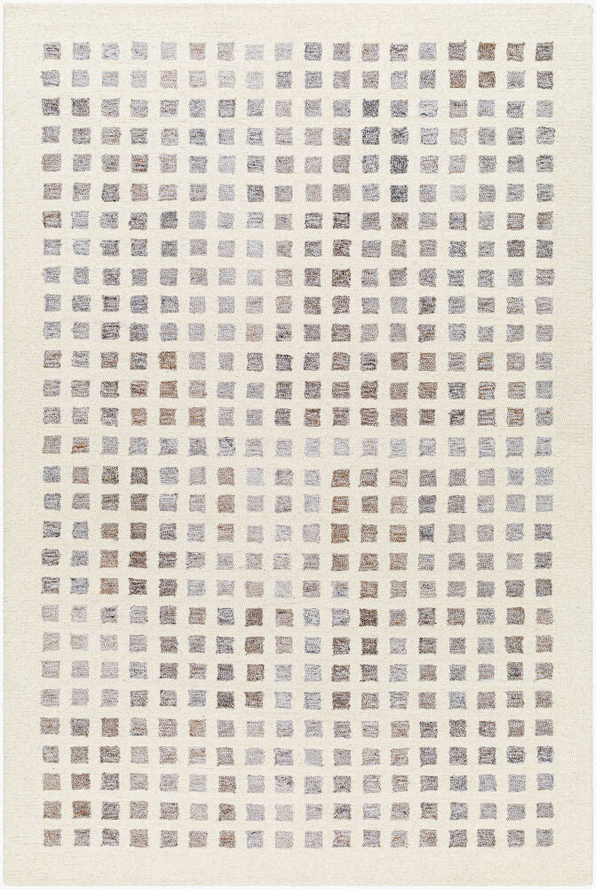 Ottawa Beige/Light Gray Handmade Rug - 2' x 3'