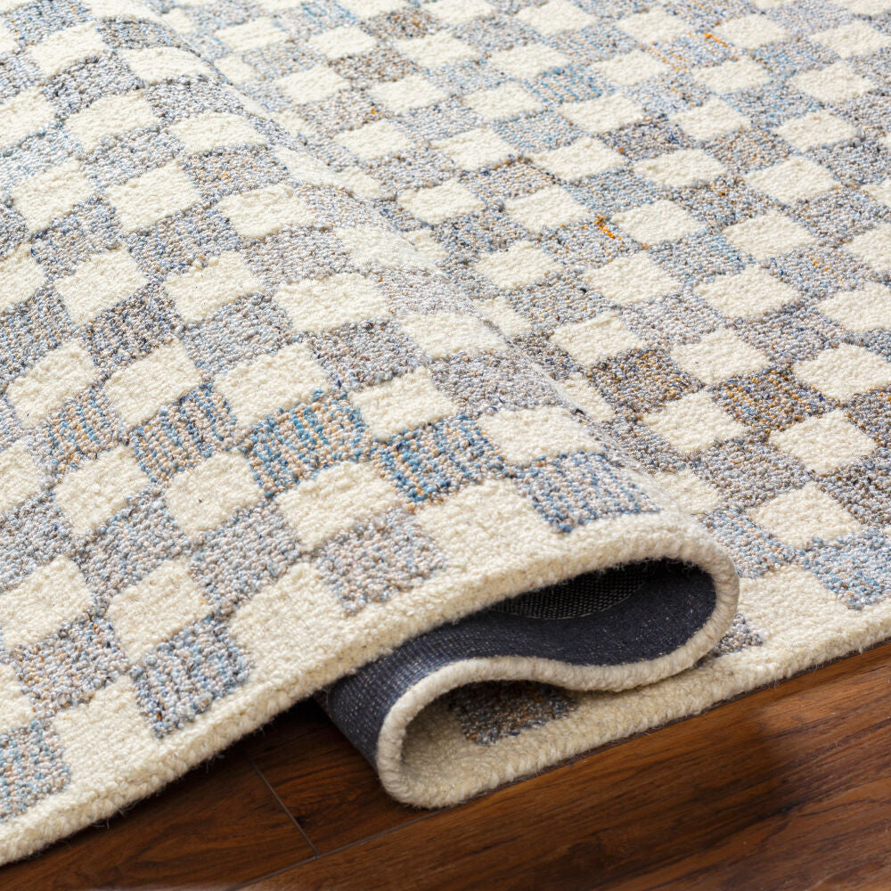 Ottawa Beige/Tan Handmade Rug - fold