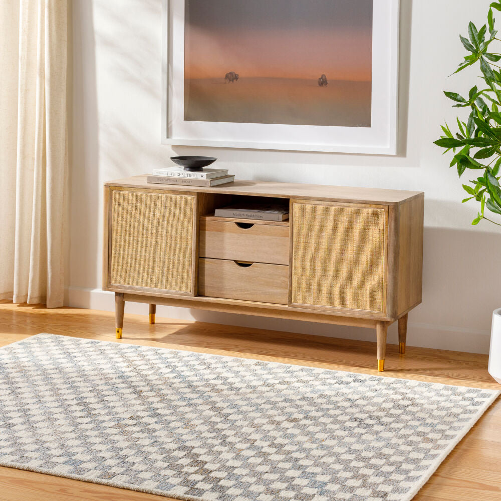 Ottawa Beige/Tan Handmade Rug - roomscene