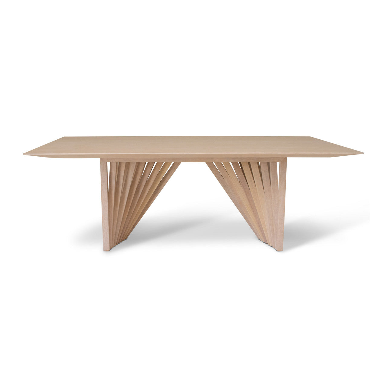 Modern Brazilian - Laguna - Wooden Top Dining Table - Nevoa Frame