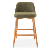 Tonia Counter Stool - Texan Burnish Guardian Seat - Domasco Frame