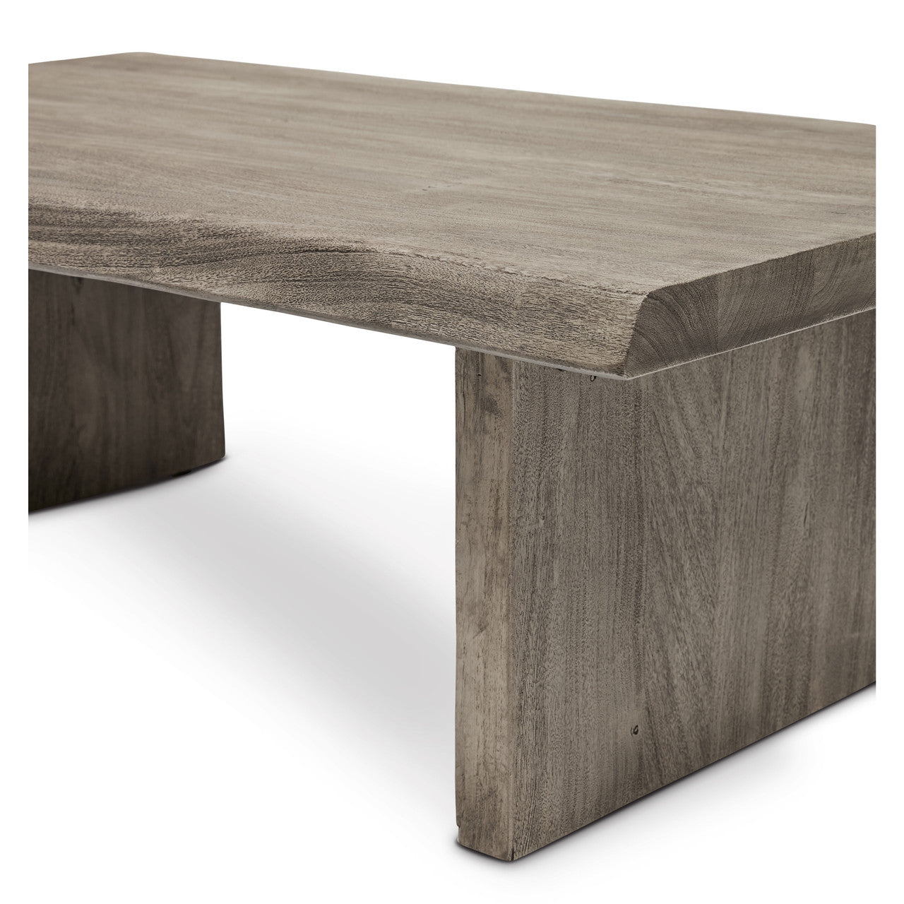 Brooks - 48" Coffee Table - Sandblasted Grey