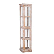 Cabinet With Glass 17"
